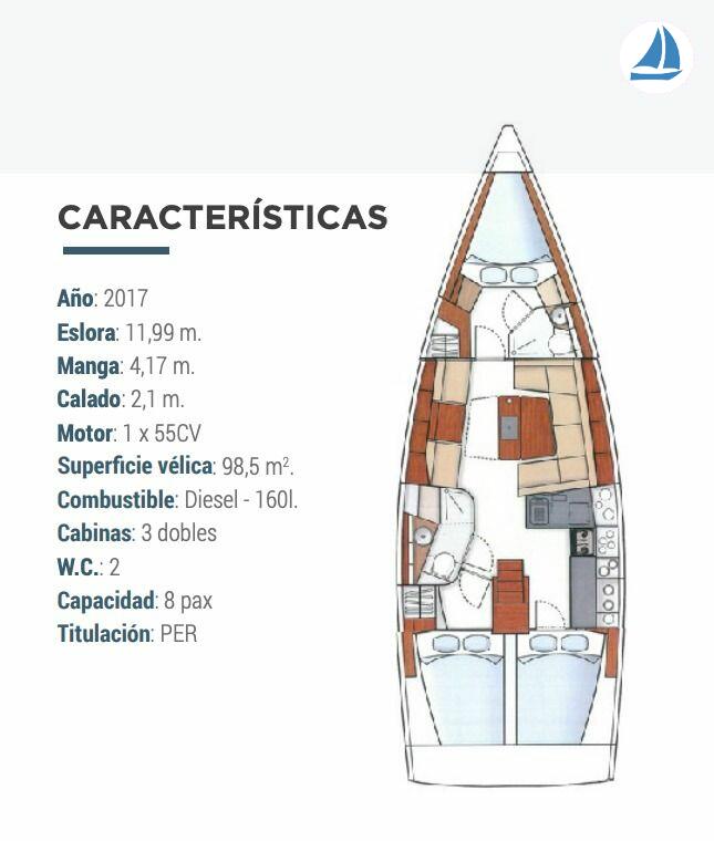 Foto Hanse 415 TWO PALM 10